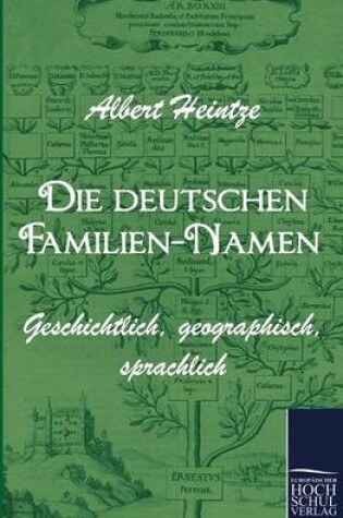 Cover of Die deutschen Familien-Namen