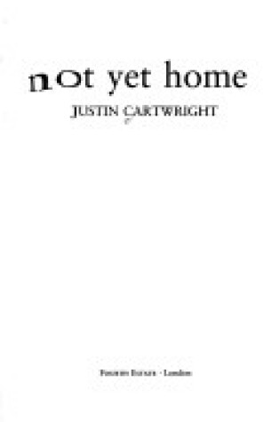 Cover of Not Yet Home