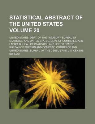 Book cover for Statistical Abstract of the United States Volume 20