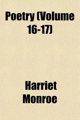 Book cover for Poetry (Volume 16-17)