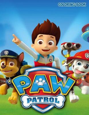 Book cover for Paw Patrol Coloring Book