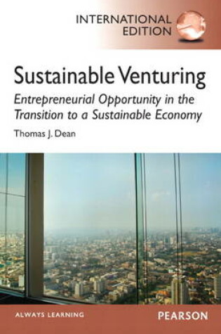 Cover of Sustainable Venturing