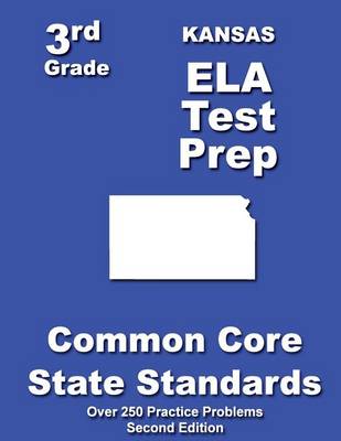 Book cover for Kansas 3rd Grade ELA Test Prep