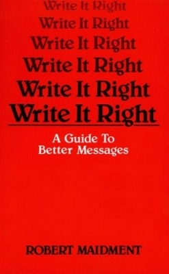 Book cover for Write It Right