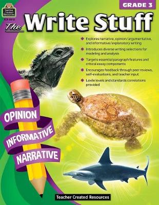 Book cover for The Write Stuff Grade 3