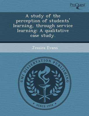 Book cover for A Study of the Perception of Students' Learning
