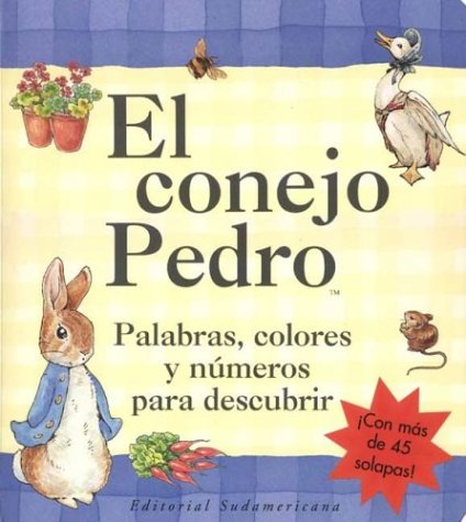 Book cover for Conejo Pedro - Palabras, Colores