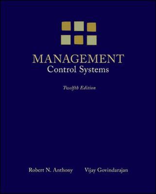 Book cover for Management Control Systems