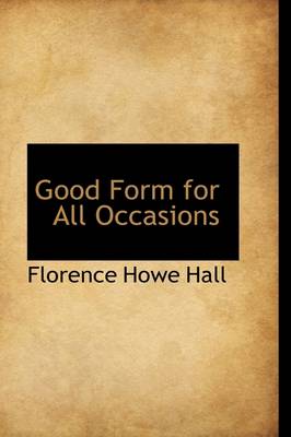 Book cover for Good Form for All Occasions
