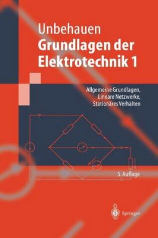 Cover of Grundlagen der Elektrotechnik 1