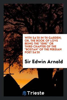 Book cover for With Sa'di in Th Garden