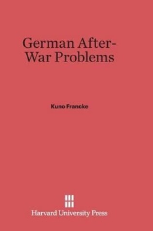 Cover of German After-War Problems