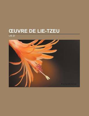 Book cover for Oeuvre de Lie-Tzeu