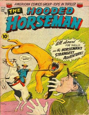 Book cover for Hooded Horseman Number 29 Mystery Comic Book