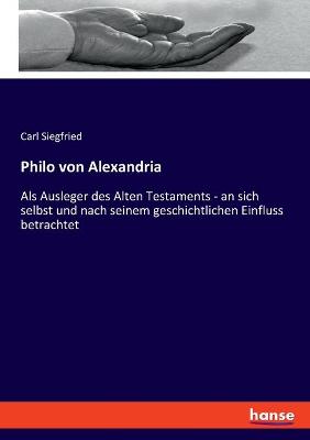 Book cover for Philo von Alexandria