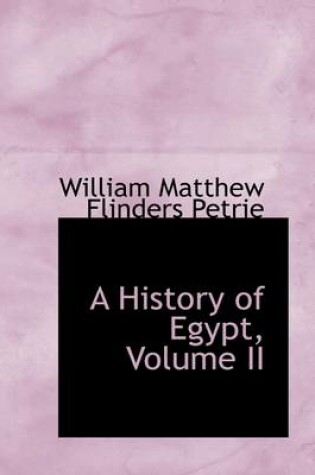 Cover of A History of Egypt, Volume II