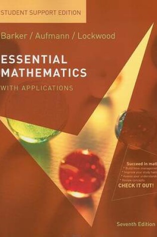 Cover of Essential Mathematics with Applications: Student Support Edition