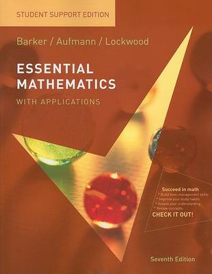 Book cover for Essential Mathematics with Applications: Student Support Edition