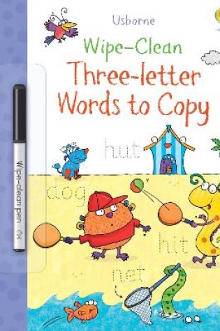 Cover of Wipe-Clean Three-Letter Words to Copy