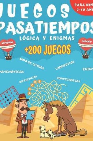 Cover of Juegos Pasatiempos Lógica y enigmas