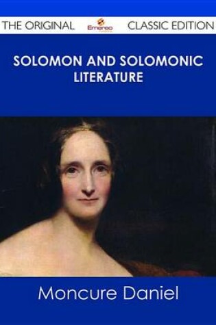 Cover of Solomon and Solomonic Literature - The Original Classic Edition