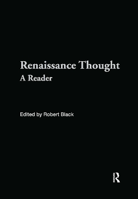 Cover of Renaissance Thought