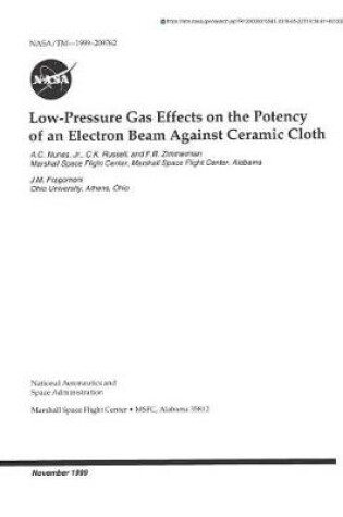 Cover of Low-Pressure Gas Effects on the Potency of an Electron Beam Against Ceramic Cloth