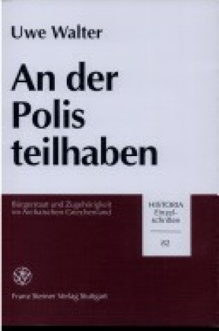 Cover of An Der Polis Teilhaben