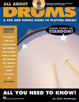 Book cover for All About Drums