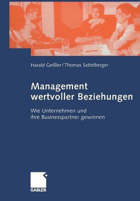 Book cover for Management wertvoller Beziehungen