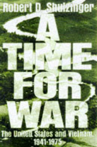 Cover of A Time for War