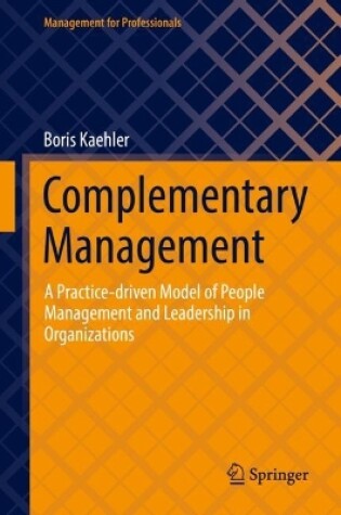 Cover of Complementary Management