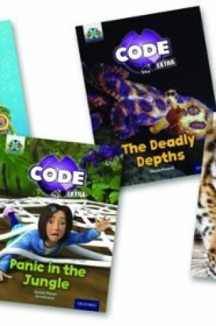 Cover of Project X CODE Extra: Green Book Band, Oxford Level 5: Jungle Trail and Shark Dive, Mixed Pack of 4