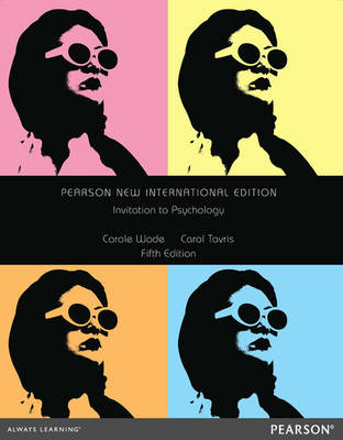 Book cover for Invitation to Psychology Pearson New International Edition, plus MyPsychLab without eText