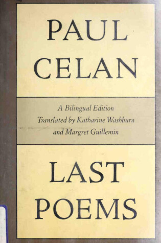 Cover of Last Poems