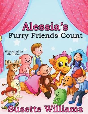 Book cover for Alessia's Furry Friends Count