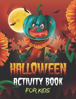 Book cover for Halloween Activity Book for Kids
