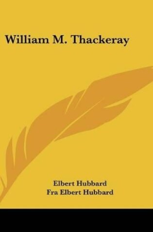 Cover of William M. Thackeray