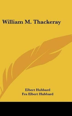 Book cover for William M. Thackeray
