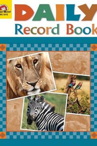 Cover of Daily Record Book Safari Edition
