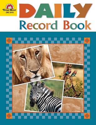 Book cover for Daily Record Book Safari Edition