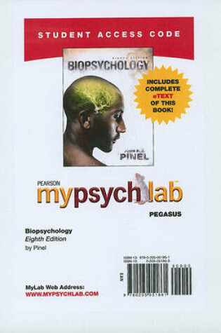 Cover of MyLab Psychology  Pegasus with Pearson eText -- Standalone Access Card -- for Biopsychology