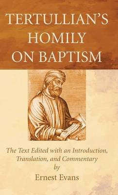 Book cover for Tertullian's Homily on Baptism