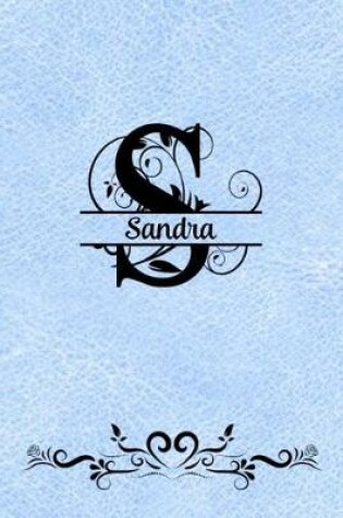 Cover of Split Letter Personalized Name Journal - Sandra