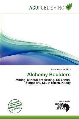 Cover of Alchemy Boulders