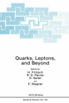 Book cover for Quarks, Leptons, and Beyond