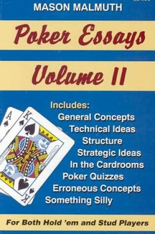 Cover of Poker Essays