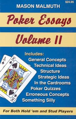 Book cover for Poker Essays