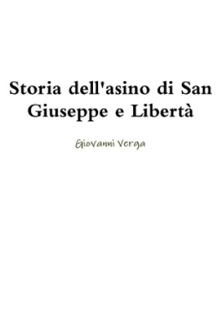 Cover of Storia dell'asino di San Giuseppe e Liberta