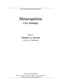 Cover of Metacognition